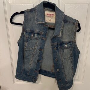 Mossimo Supply Co. Blue Denim Vest